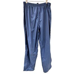 🍒 2/$20 🍒 Helly Hansen Navy Blue Athletic Pants with Side Zipper sz XL